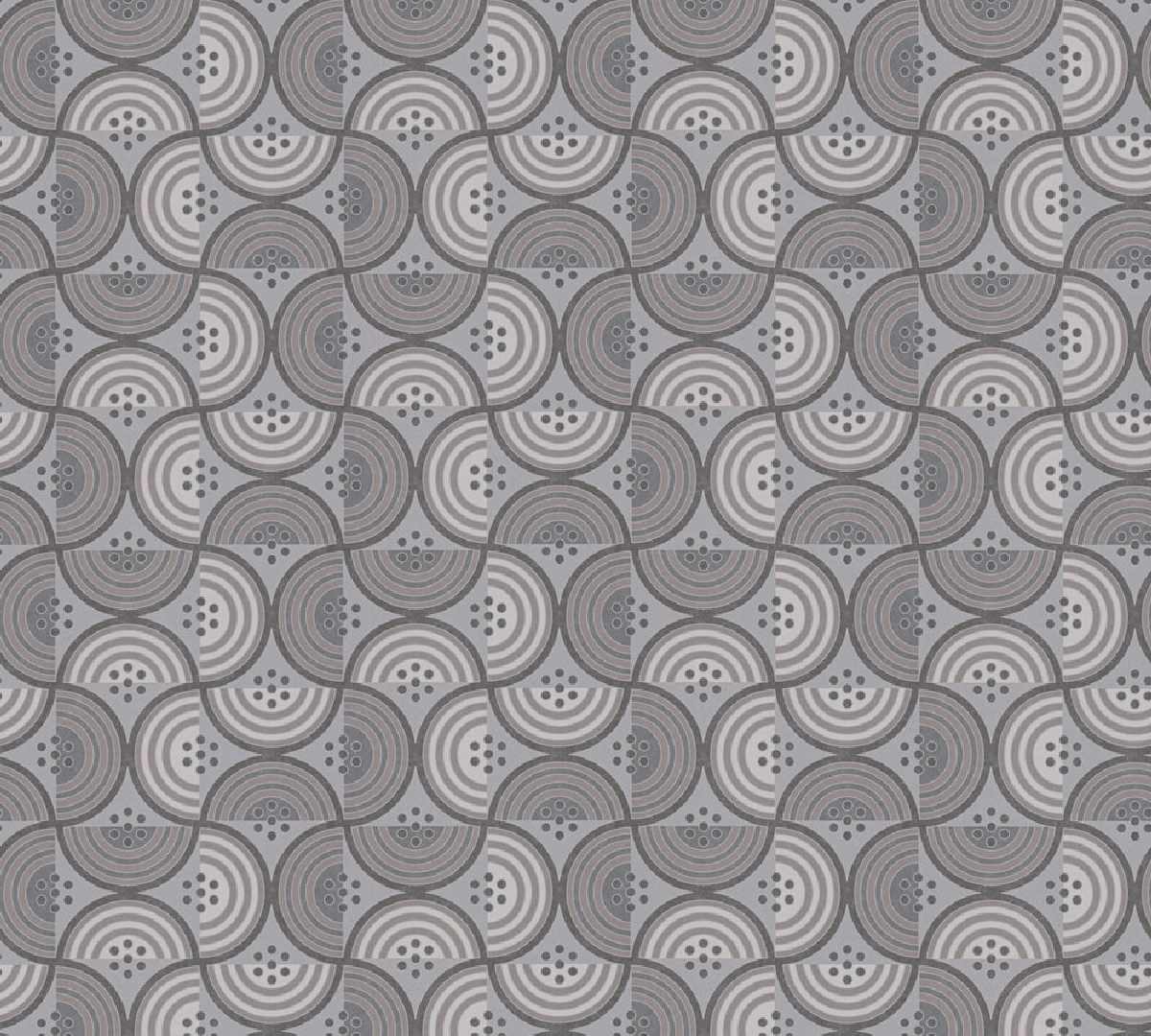 Vliestapete Art of Eden 390614 - Grafiktapete Muster - Taupe, Grau